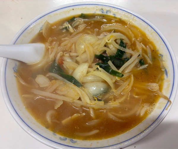「味噌ラーメン　700円」@万福の写真