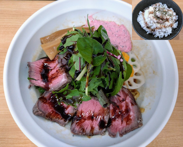 「【コラボ限定】Mazesoba のぶかず ￥1500」@らぁ麺NOBU 川越店の写真