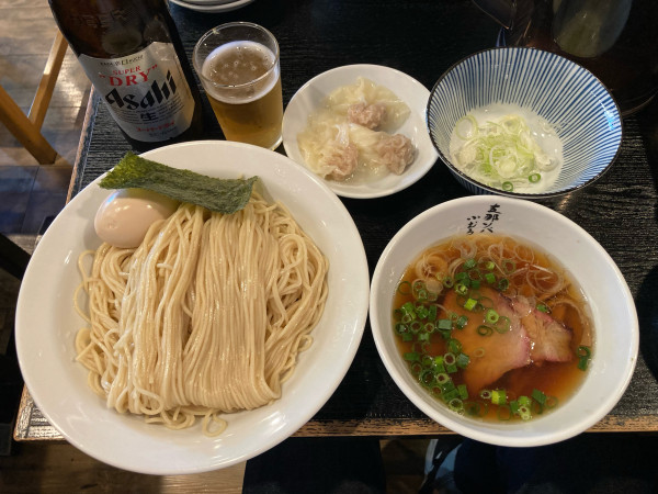 「ワンタンつけソバ」@支那ソバ 小むろの写真