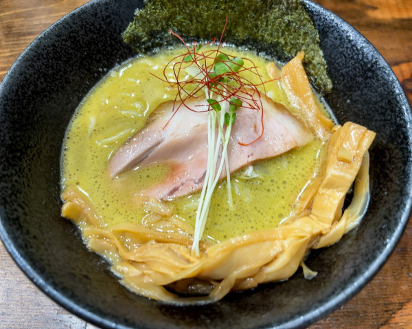 「濃厚牡蠣ソバ」@貝だしラーメン 貝ガラ屋 町田の写真