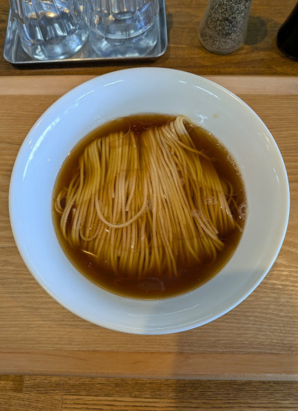 「醤油 かけそば （ネギ抜き）」@YOKOKURA STOREHOUSEの写真