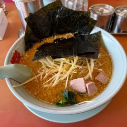 特製ネギ味噌+背脂変更+のり5枚