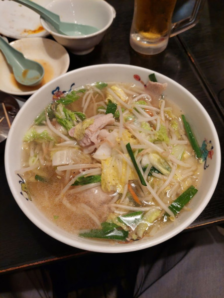 「タンメン＋ほろ酔いセット」@天龍 銀座街店の写真