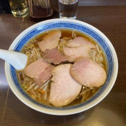 もやしそば大盛追加焼豚