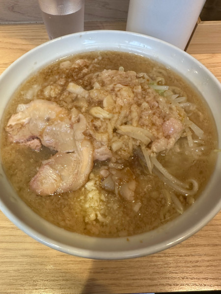 「ラーメン+麺大盛」@ラーメン豚の子の写真