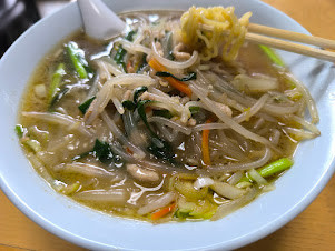 「豚肉の細切りともやしそば(750)」@王記中華そばの写真