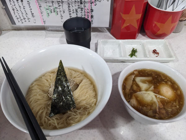 「特製醤油つけめん」@ラーメン星印の写真