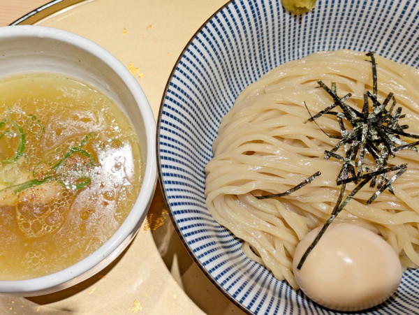 「味玉鯛塩つけ麺」@鯛塩そば 灯花 コレド室町テラス店の写真