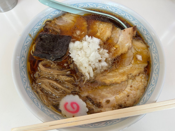 「バラチャーシューメン固め1050円」@味幸の写真