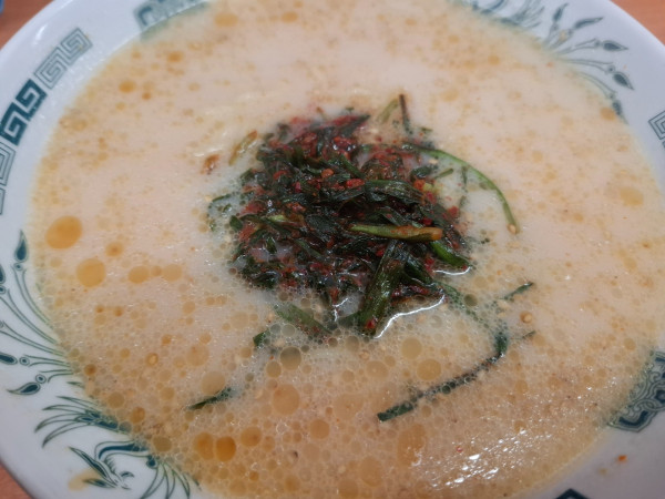 「豚骨ニラ南蛮６５０円」@日高屋 九段下店の写真