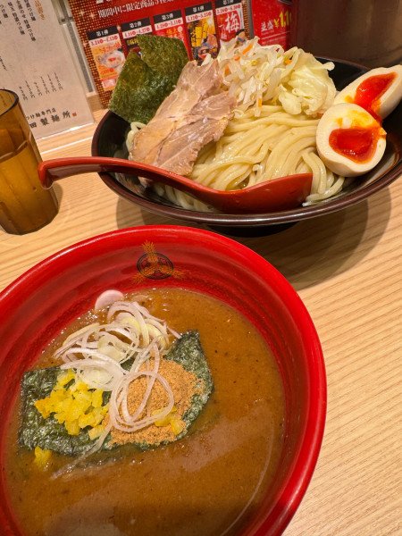 「全部のせ特濃つけ麺」@三田製麺所 大宮ラクーン店の写真