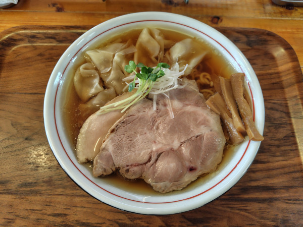 「わんたんめん1000円」@玖の写真