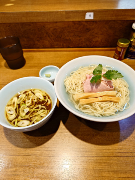 「比内地鶏のつけそば 昆布水version」@寿製麺よしかわ 川越店の写真