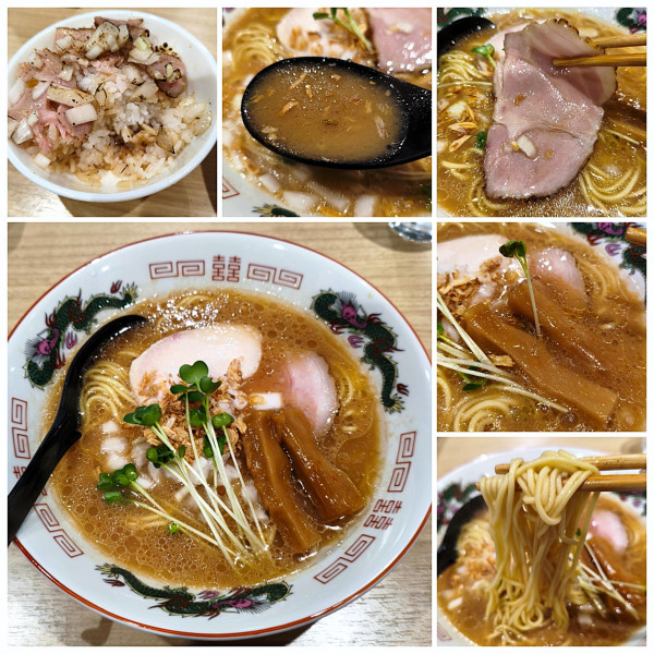 「鶏白湯(醤油)ラーメン　900円」@麺や 鶏とだし はなれの写真