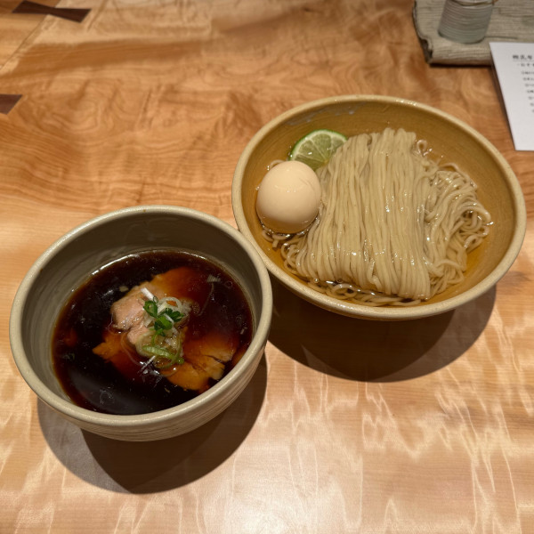 「味玉醤油つけ麺」@迂直の写真