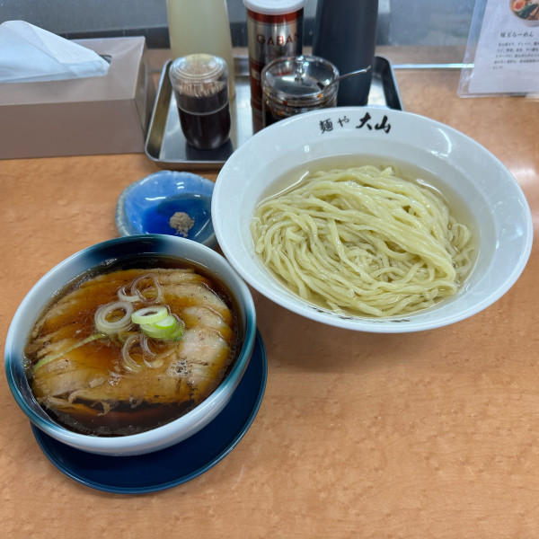「昆布水つけめん醤油+味玉」@青竹手打ちラーメン 麺や大山の写真