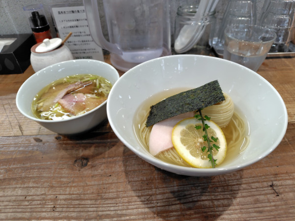 「味玉昆布水つけ麺　塩¥1170」@3931WORKS.の写真