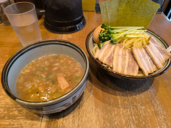 「特製濃厚煮干つけ麺」@鼈の写真