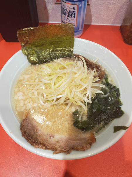 「ネギラーメン」@ラーメンショップ◯Q 鶴見店の写真