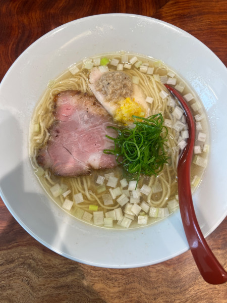 「塩そば1000円」@三馬路 東京店の写真