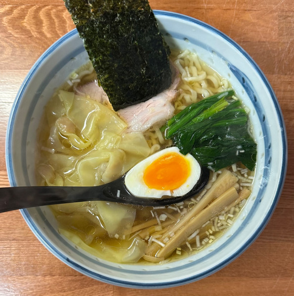 「ワンタン麺」@奥州白河ラーメン ○政の写真