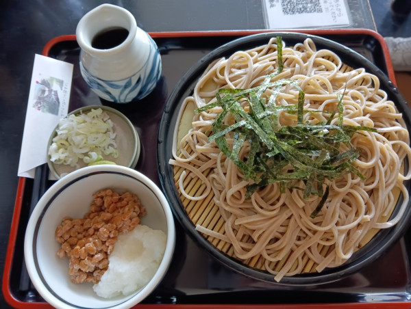 「納豆おろしそば（￥830）」@福寿庵の写真