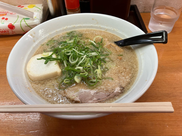 「手打ち背あぶら」@あごだし中華 彦やの写真