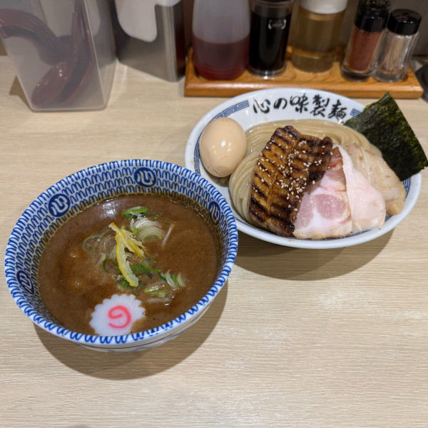 「特製つけめん中盛」@心の味製麺 平井店の写真