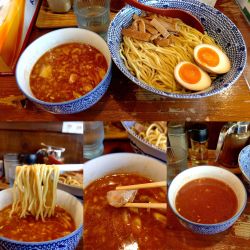 『つけめん 醤油+大盛(¥800+50)』