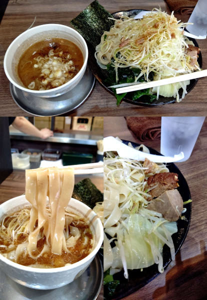 「『つけめん ネギ 中盛(￥1250)』の麺柔...」@ラーメン 吉田屋 森下本店の写真