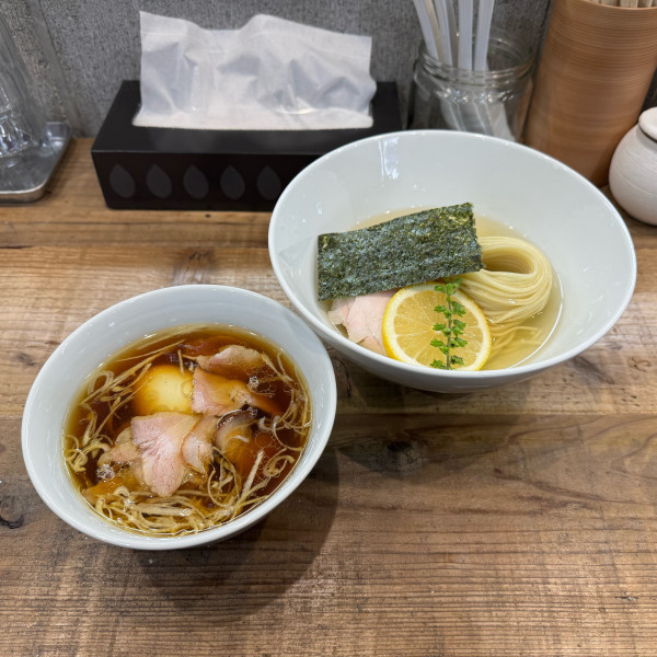 「味玉昆布水つけ麺醤油」@3931WORKS.の写真
