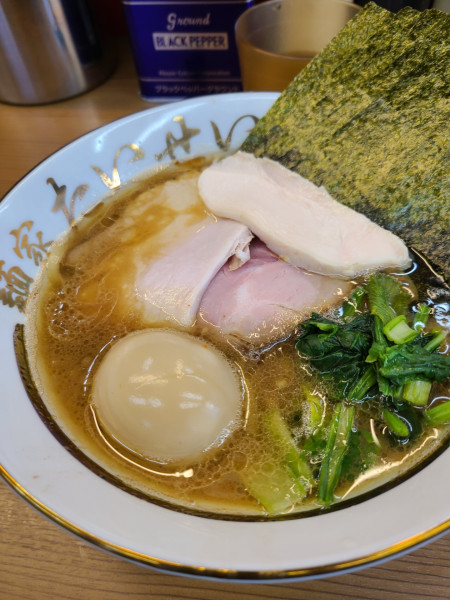 「ラーメン（固多）＋味玉」@麺家 たいせいの写真