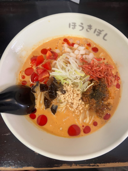 「冷やし豆乳担々麺1200円」@自家製麺ほうきぼし 神田店の写真