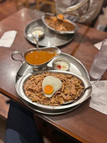 「チキンケバブキーマライス定食」@ターリー屋 新大手町ビル店の写真