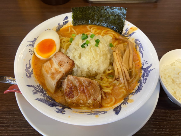 「久慈/八戸限定とろ辛味噌(並)(950円)」@豪ーめん 八戸尻内店の写真