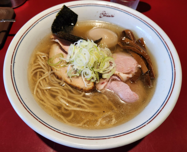 「塩　松　味玉」@戸越らーめん えにしの写真