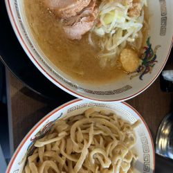 大つけ麺＋肉あぶら(ニンニクアブラ)