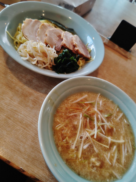 「ネギチャーシューつけ麺(中)(1,150円)」@麺ショップ 花路の写真