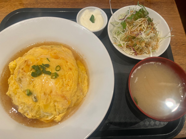 「天津玉子のあんかけチャーハン」@幸せのはしの写真