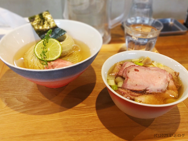 「昆布水つけめん ちょい肉増し 塩 (大)」@YOKOKURA STOREHOUSEの写真