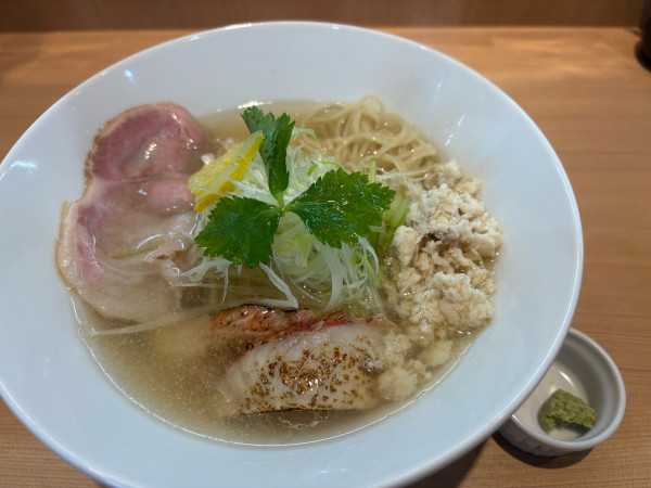 「金目鯛らぁ麺1300円」@らぁ麺 ふじ田 水戸本店の写真