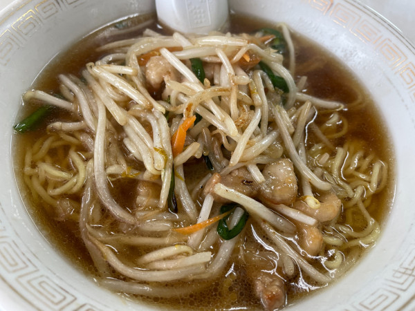 「もやしラーメン：730円」@食堂美里の写真