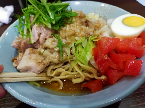 「トマティーナ（ちょい脂・にんにく少）」@ラーメン富士丸  西早稲田店の写真