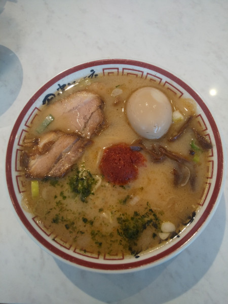 「山形辛みそ（味玉付き）」@田中そば店 春日井店の写真