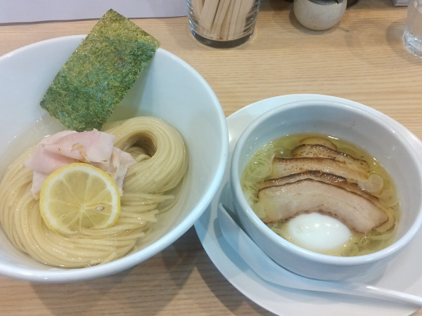 「昆布水つけ麺 塩 肉増し」@ASHITAMO RAMENの写真