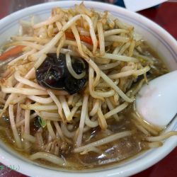 もやしラーメン餃子セット(1250円)