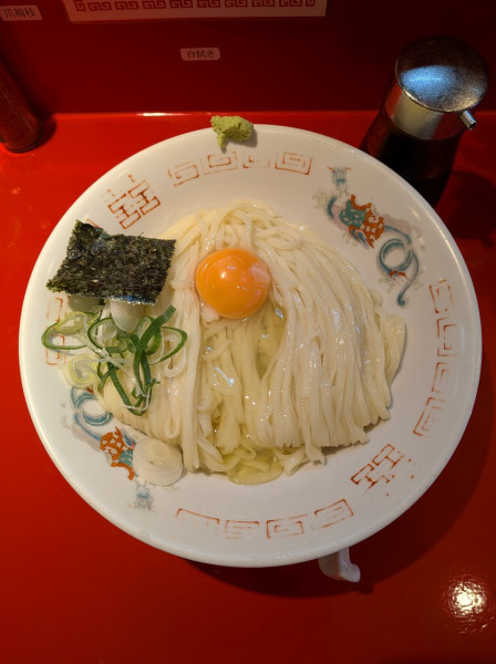「卵かけ麺」@マルフル食堂 市役所通り店の写真