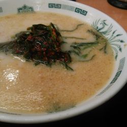 豚骨ニラ南蛮 650円＋半ライス 150円