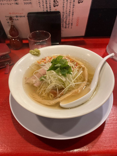 「塩ラーメン　1,000円」@らぁめん傾奇者の写真