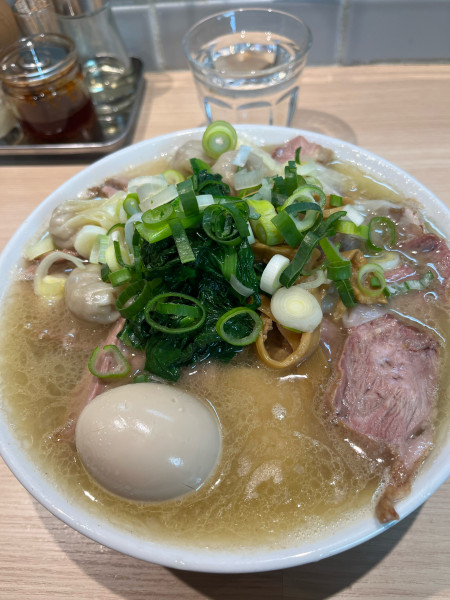 「塩チャーシューワンタンメン」@桜上水 船越の写真